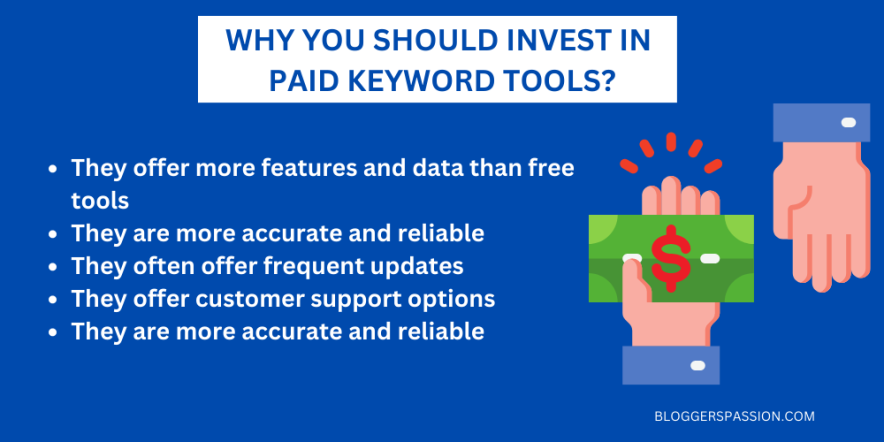 benefits of paid keyword tools