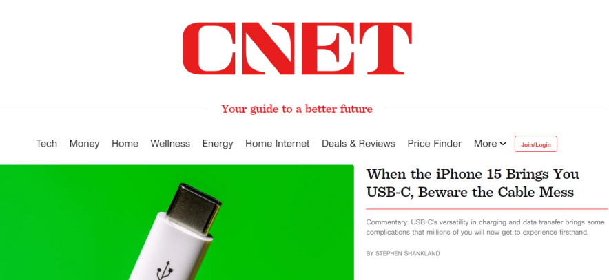 cnet tech blog