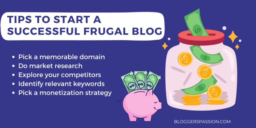 frugal blogging tips