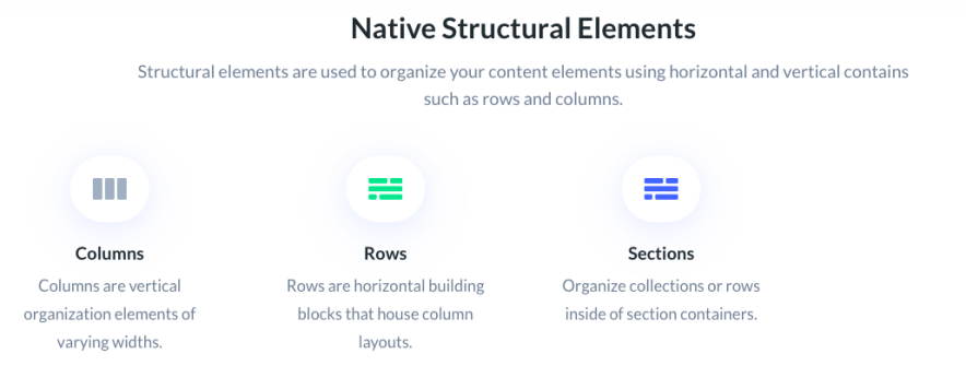 Native structural elements