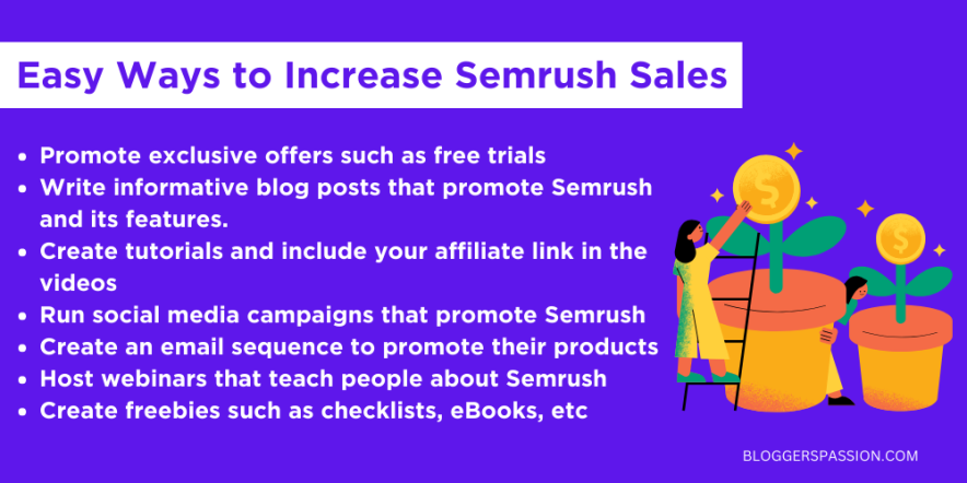 semrush affiliate tips and tricks
