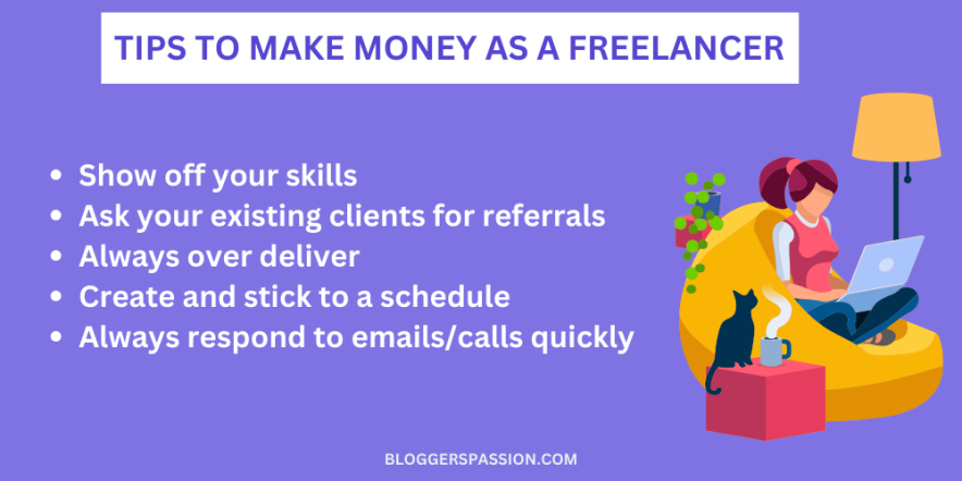 tips to make money freelancer