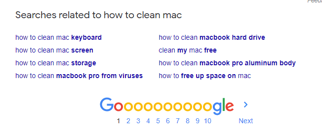 google searches