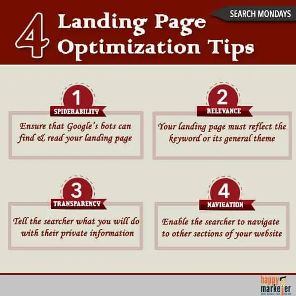 landing page tips