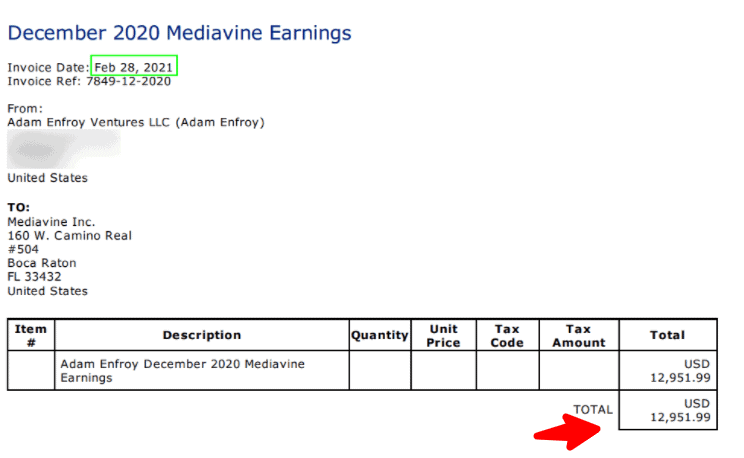 mediavine income