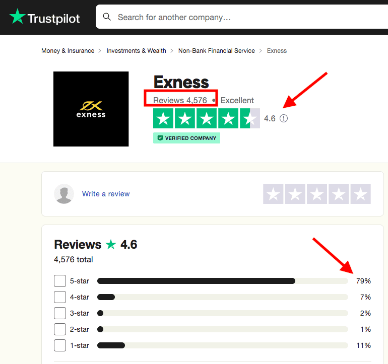 nexcess ratings on trustpilot