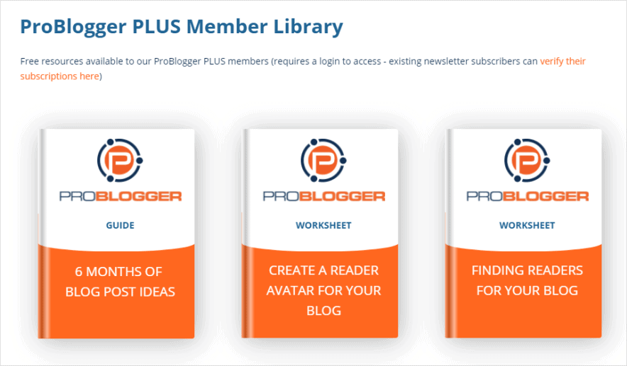 ProBlogger Plus Member