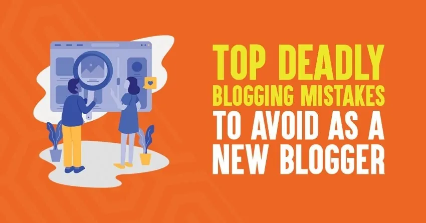 Common blogging mistakes for beginners