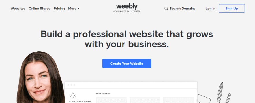 weebly blogging platform